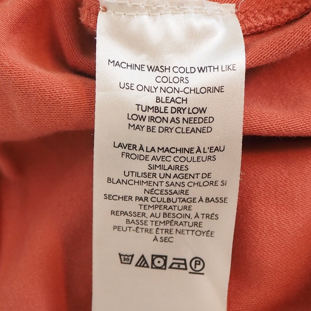 Pilcro Painter Puddle Pants Sz 25 Wide Leg High Waist Carpenter Jeans in Coral - Picture 9 of 11